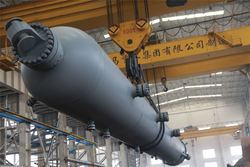 2014年3月為清源集團制造的加氫反應器